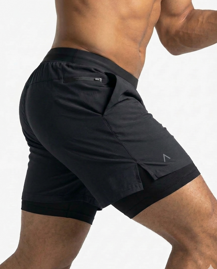 🔥 Pack de 3 shorts con licra - Short Deportivo Hombre - Ropa deportiva hombre -Alphafit