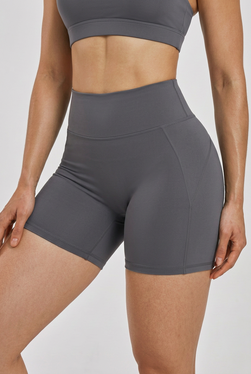 Dynamic Shorts Grey - Short Deportivo Mujer - Ropa deportiva mujer -Alphafit