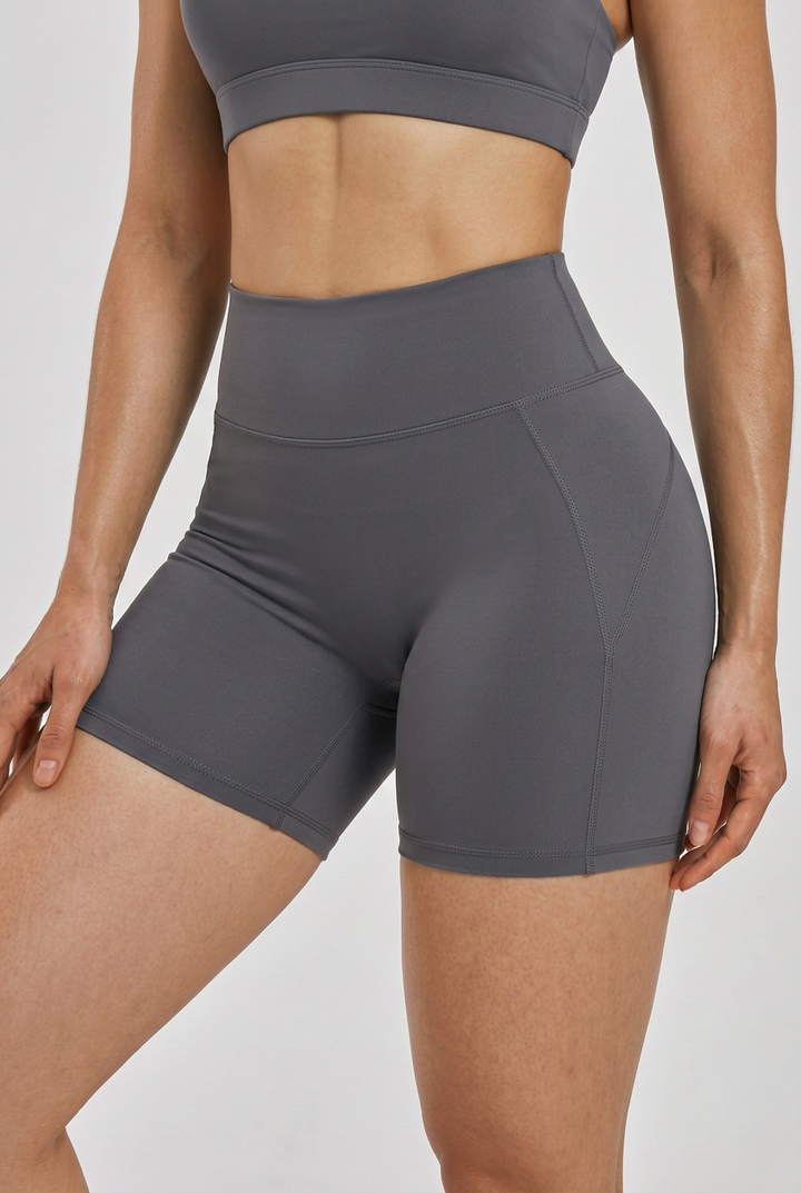 Dynamic Shorts Grey - Short Deportivo Mujer - Ropa deportiva mujer -Alphafit
